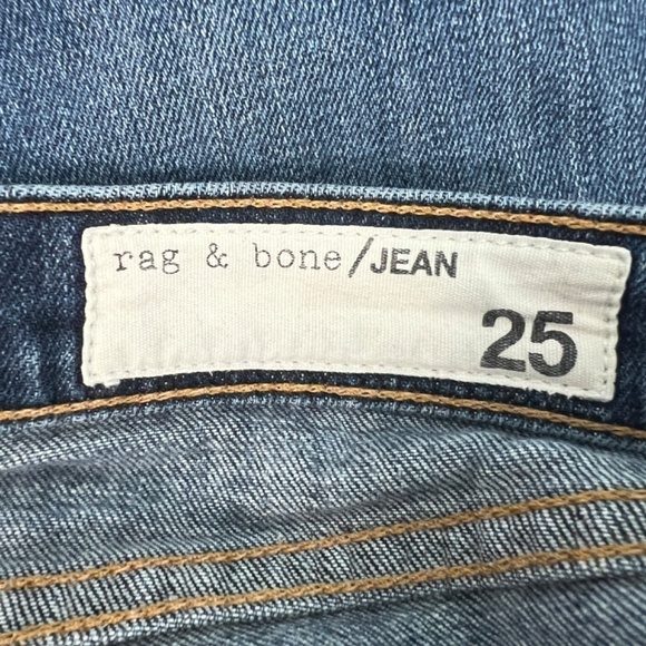 Rag & Bone Yesler Distressed Country Western Chic Cowgirl Womens Jeans Size 25 - Picture 2 of 11